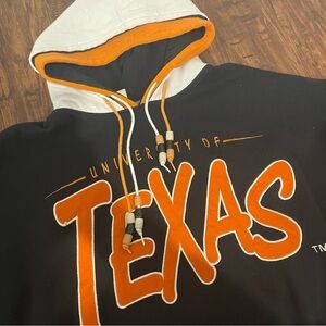 Vintage Texas Longhorns Starter Double Hood Hoodie Sweatshirt